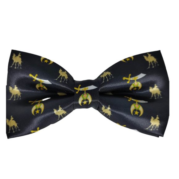 Shriner Bow tie, NEW! Shriner Convention bow tie, MENS! Black Shriners bow tie - Picture 1 of 1
